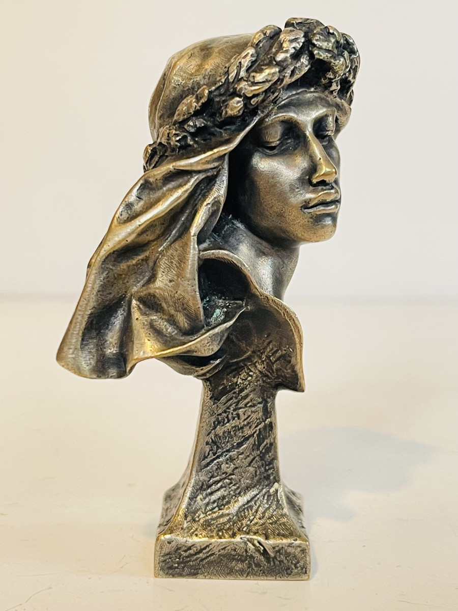 Sceau en bronze argenté - Saint Marceaux -photo-3